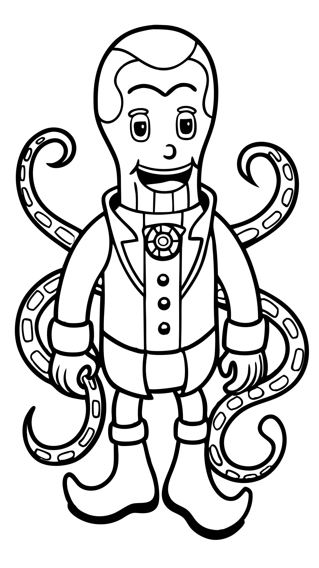 dr octopus coloring pages